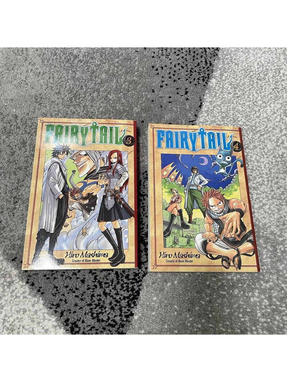 Fairy Tail Manga Lot Volumes 1 & 2 English Hiro Mashima